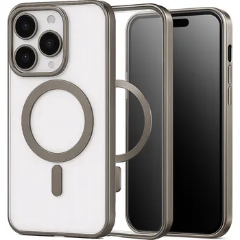 Pouzdro na mobilní telefon Zadní Kryt Hello Case pro Apple iPhone 15 Pro stříbrná