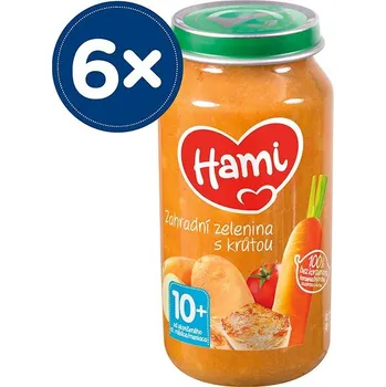Hami Zahradní zelenina s krůtou 6× 250 g