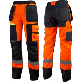 Pracovní obuv Dlouhé pracovní kalhoty Urgent Výstražné pracovní kalhoty URGENT 714 Reflexní vel. 62