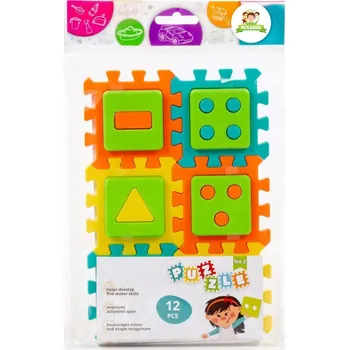 ostatní stavebnice VZDĚLÁVACÍ PUZZLE ŘADIČKA STAVEBNICE LOGICKÉ HÁDANKY pro děti TVARY