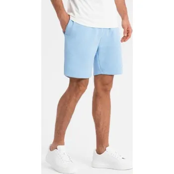 Pánské kraťasy Unisex tepláky se stahovací šňůrkou v pase - modrá V8 OU-SRBC-0101