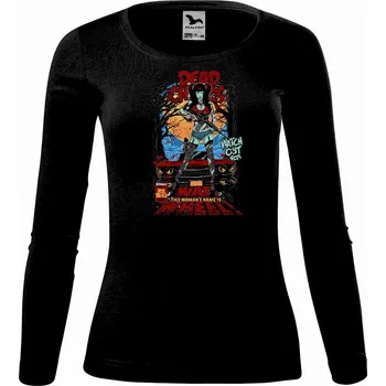 Dámské tričko DOBRÝ TRIKO Dámské bavlněné triko War wheel Velikost: 3XL, Barva: Černá