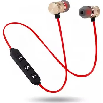 Sluchátka Bezdrátová sluchátka do uší - červená barva