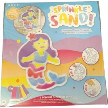 kreativní sada Kreativní sada 3D pískový obrázek - přívěsek princezna