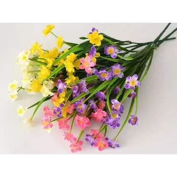 umělá květina Umělé květiny - Jarní květinky - FIALOVÉ