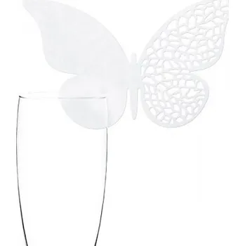 Party dekorace Jmenovka - ozdobný motýl II