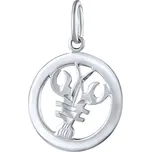Stříbrný přívěsek - znamení Rak v kolečku