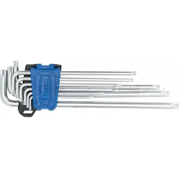 Condor klíče zástrčné Torx T10 - T50, sada 9 dílů - 100-00610