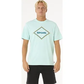 Pánská móda Tričko Rip Curl SURF REVIVAL YO MUMMA TEE Light Aqua velikost L