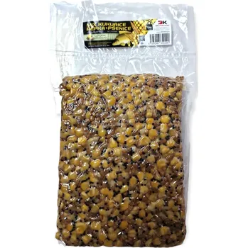 Návnadová surovina DK Fishing Kukuřice řepka pšenice 1kg