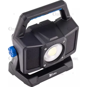 Pracovní světlo Condor lampa montážní COB LED s Bluetooth reproduktorem, akumulátorová 11,1 V / 5200 mAh, IP65 - 100-08447