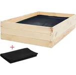 Vyvýšený záhon 120x120x30 cm