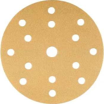 Brusný kotouč Rhodius brusný papír - výsek Alpha Line SKP15 V, průměr 150 mm se suchým zipem, zrnitost 40, korund, 50 ks - 053-333208