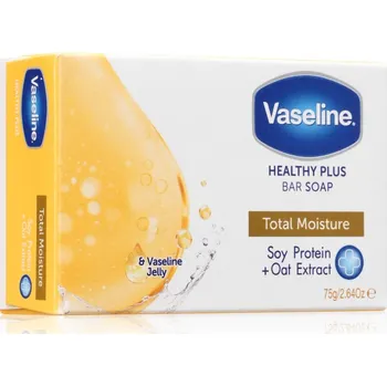 Koupelová kosmetika Vaseline Total Moisture Bar Soap tuhé mýdlo 75 g