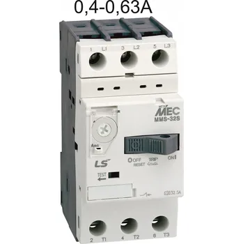 Jistič Motorový spouštěč MMS-32 S 0,4-0,63A LG