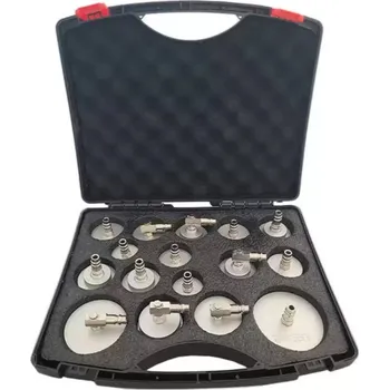 Nářadí pro automobil adaptéy na odvzdušňování brzdového systému, sada 16 dílů - 100-08268