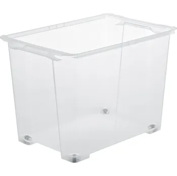 Úložný box Regalux Úložný box na kolečkách, 58,3 × 39,2 × 41 cm, 65 l, transparentní 1007400096BH
