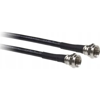 Anténní kabel KABEL Koaxiální anténní kabel černý s F konektorem