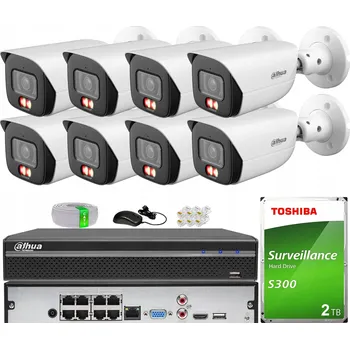 IP kamera Sada IP PoE monitoringu s 8 kamerami IPC-HFW3649E-S-IL WizSense DAHUA