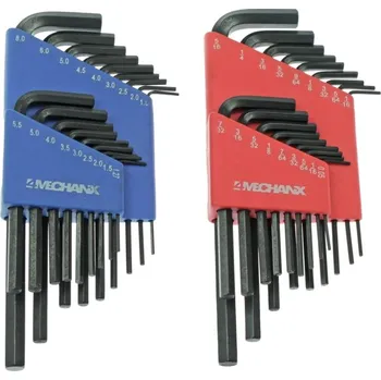 Ruční nářadí Condor klíče zástrčné Inbus 1,27 - 8 mm, 0,05 - 5/16", sada 36 dílů - 100-03684