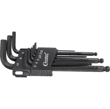 Dílna Condor klíče zástrčné Inbus 1,5 - 10 mm, sada 9 dílů - 100-08526