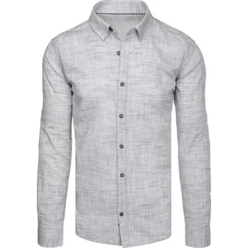 Pánská košile Pánská košile casual šedá