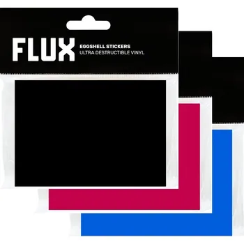 Flux industrial Eggshell nálepky Flux 50 ks Barva: bílá