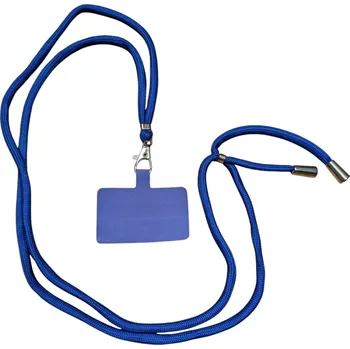 Univerzální šňůrka ke krytu na mobil s modrou podložkou Barva šňůrky: 32. Červeno-šedo-béžová