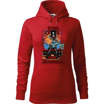 Dámská mikina DOBRÝ TRIKO Dámská mikina s potiskem War wheel Velikost dámské mikiny: L, Barva: Červená