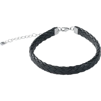 Náramek Náramek - imitace kůže z Black Premium by EMP - Braided Basic - černá