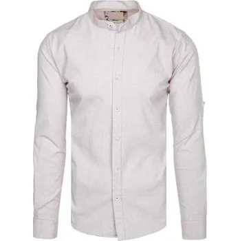 Pánská košile Pánská košile ležérní světle růžová