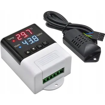 Regulátor vlhkosti a teploty 230V nástěnný