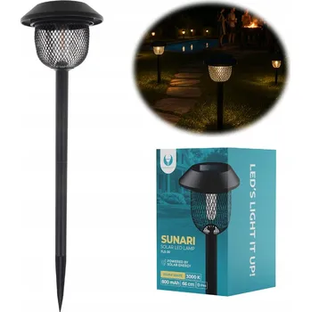 Venkovní osvětlení SOLÁRNÍ LED ZAHRADNÍ LAMPA SUNARI FLS-30 800mAh 3000K 10LM OCELOVÝ SLOUPEK