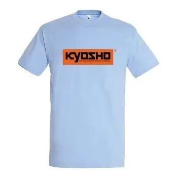 RC model Kyosho T-Shirt Spring 24 Sky Blue/Orange - L - expresní doprava