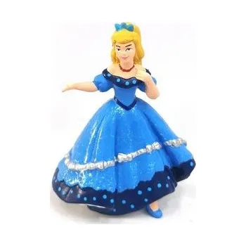 Figurka C - Figurka Princezna v modrých šatech 9 cm