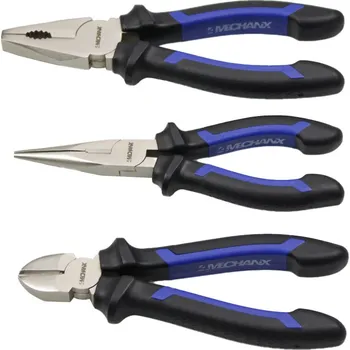 Ruční nářadí Condor kleště kombinované, štípací boční, půlkulaté "telefonní" přímé, sada 3 díly - 100-08380