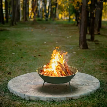 Zahradní ohniště s roštem 55 cm