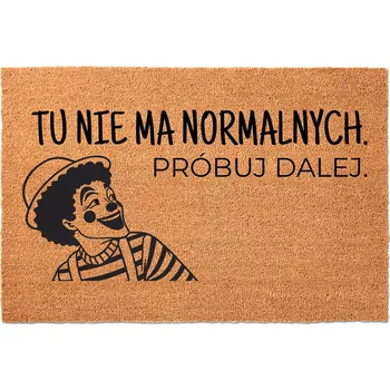 KOKOSOVÁ ROHOŽKA 40X60 BÉŽOVÁ KE DVEŘÍM HIT NÁPIS NORMÁLNÍ TADY NEJSOU.