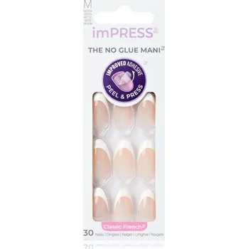 KISS imPRESS The No Glue Mani umělé nehty samolepicí Everlasting 30 ks