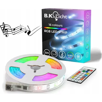 LED páska LED PÁSEK RGBIC - USB 5V - HUDEBNÍ SENZOR - DISCO