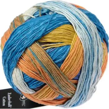Příze Schoppel Wolle Zauberball® Cotton 2623 Frühaufsteher (Bavlněná příze Zauberball Cotton 2623 Frühaufsteher)