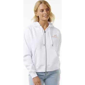 Pánská mikina Mikina Rip Curl HIGH TIDE SCENIC RELAXED ZIP White velikost S