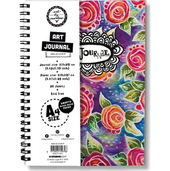 Studio Light Skicák Studio Light "25", A4, 30 l. - Květinový