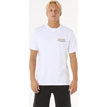 Pánské tričko Tričko Rip Curl SURF REVIVAL DING REPAIR TEE White velikost L