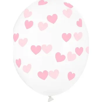 Balónek Růžový balónek klasický na vzduch nebo hélium Party Deco 30 cm