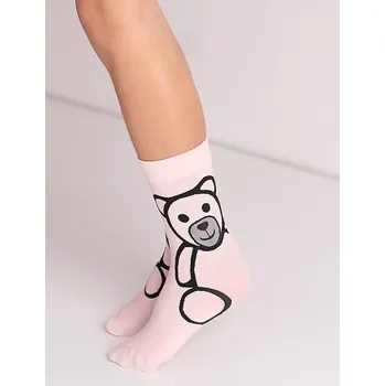 Pánské oblečení Ponožky Knittex DR 2409 Bear 40 den bianco univerzální