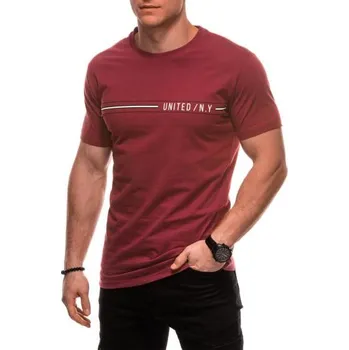 Pánské tričko Pánské tričko s potiskem S2030 - červené