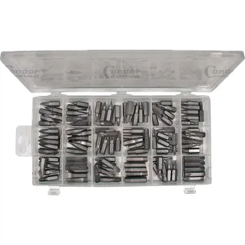 Příslušenství k nářadí Condor bity 1/4", PL - PH - PZ - Inbus - Torx, sada 108 dílů - 100-08555