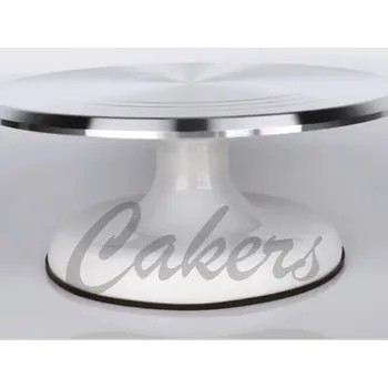 Čokoláda Kovový otočný stojan bílý 24cm