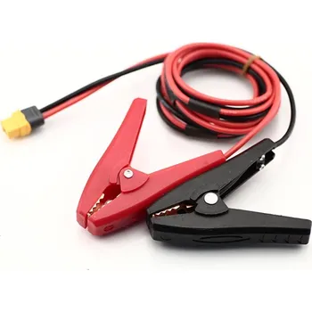 Dron Konektor XT60 FEMALE na krokodýly - 14AWG 150cm